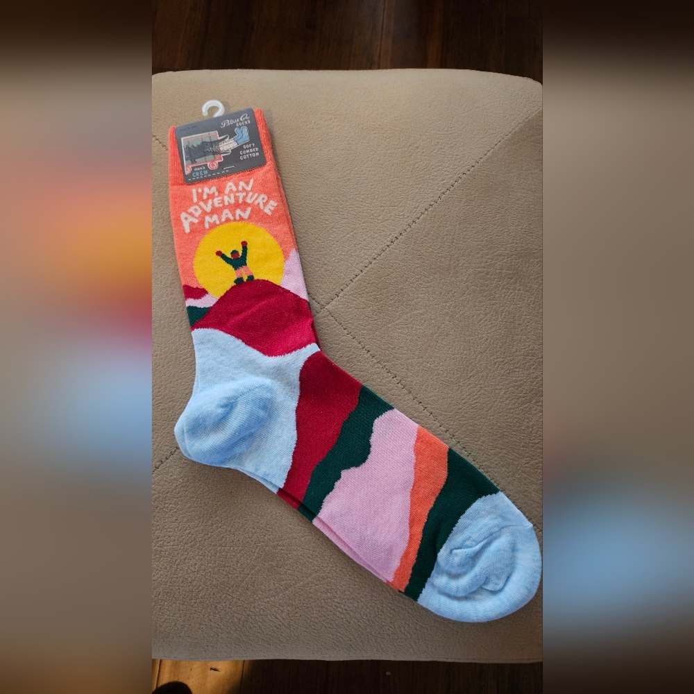 Blue Q Men's Adventure Socks sz. 7-12